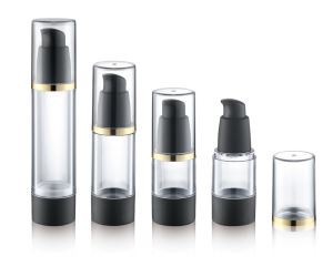 Matte Black Airless Pump Bottle