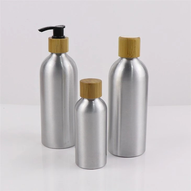 Empty Aluminum Cosmetic Bottle