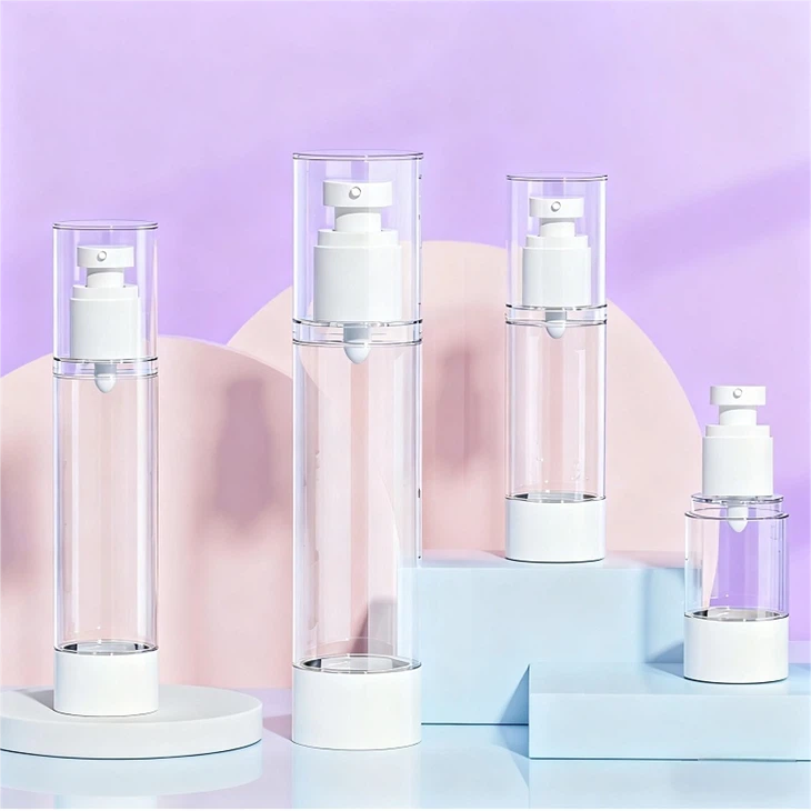 Clear Airless Lotion Bottle
