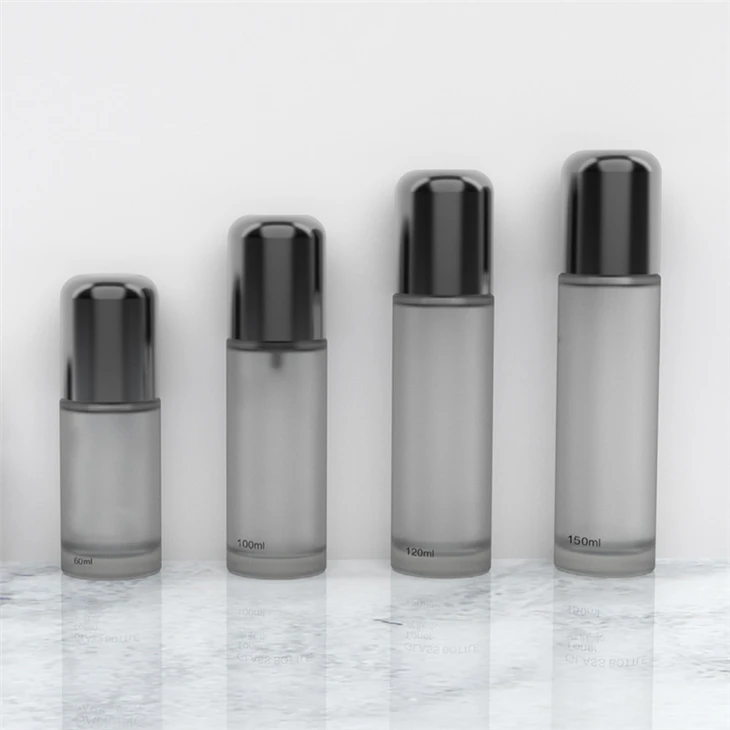 Lotion in Glass Bottle